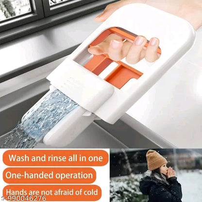 2-in-1 Mini Squeegee Mop | Quick Water & Dirt Cleaner